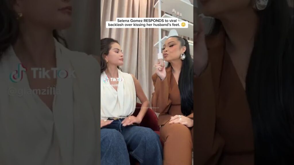 Selena Gomez RESPONDS to viral backlash. 👀 #selenagomez #rarebeauty #viral #fyp