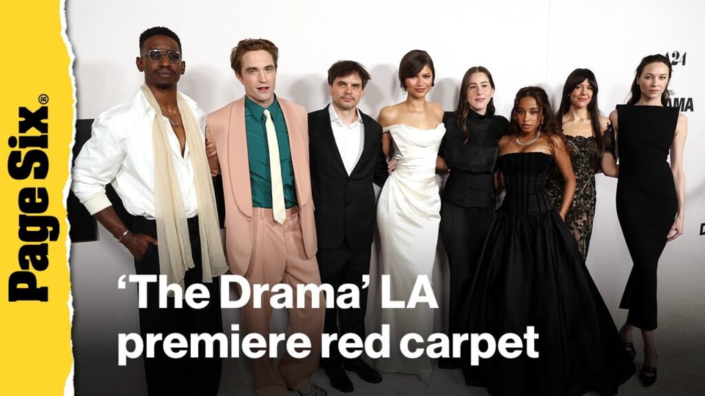 'The Drama' LA premiere red carpet: Zendaya, Robert Pattinson, Suki Waterhouse and more