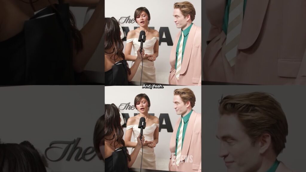 Zendaya gushes about working with Robert Pattinson at the premiere of their film "The Drama."