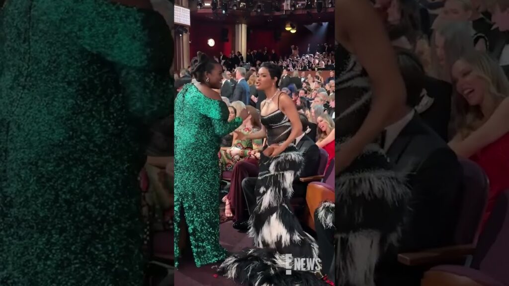 We love our dancing queens Wunmi Mosaku and Teyana Taylor during the #Oscars ceremony. #AwardSeason