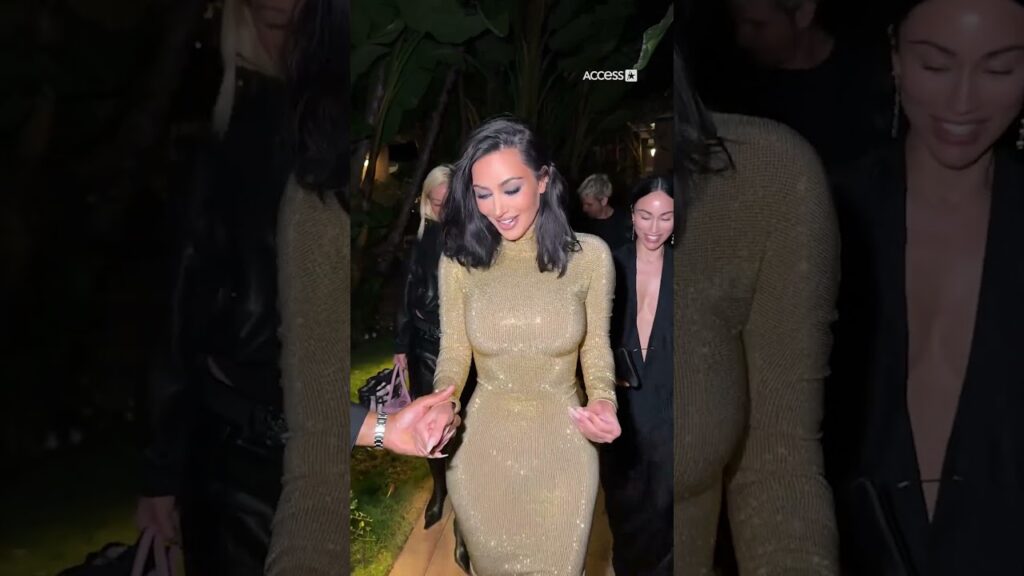 Kim Kardashian Falls In A Bush