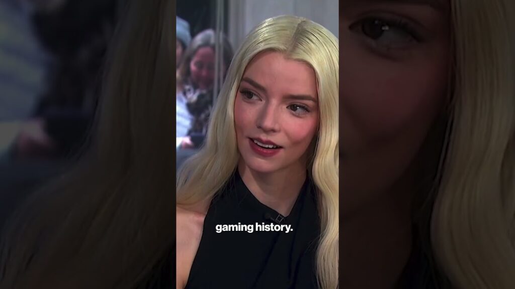 Anya Taylor-Joy awkwardly asked to compare Joni Mitchell and Princess Peach #shorts