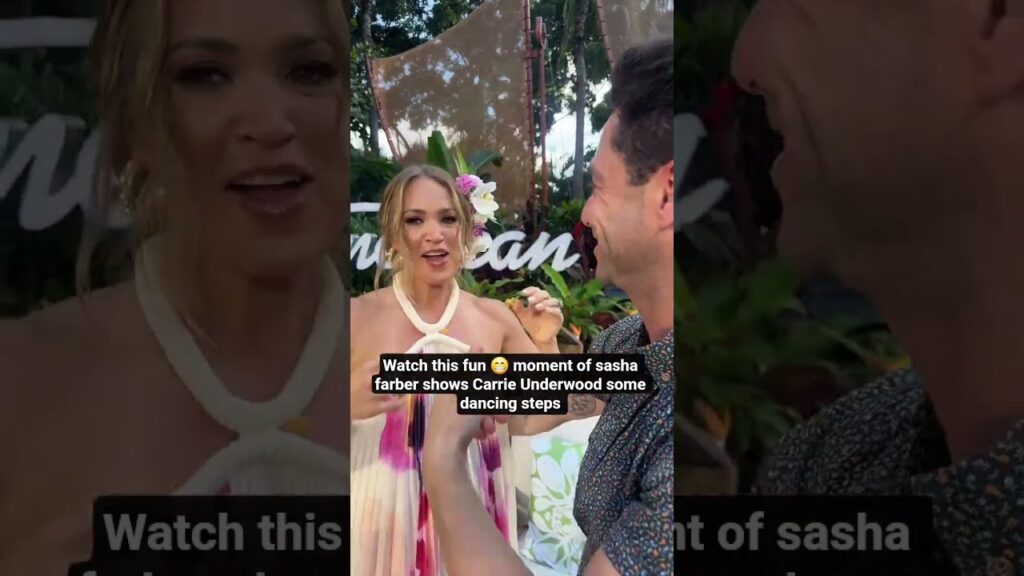 Sasha farber shows Carrie Underwood dancing steps at the #americanidol #viral #trending #latest #fyp
