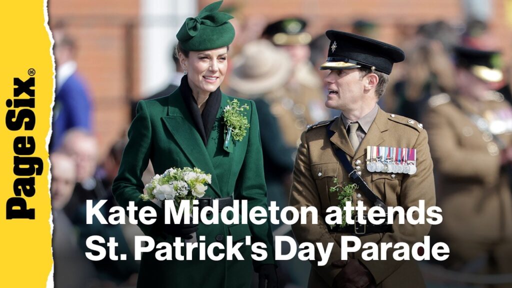 Kate Middleton matches her shamrocks in head-to-toe emerald Alexander McQueen