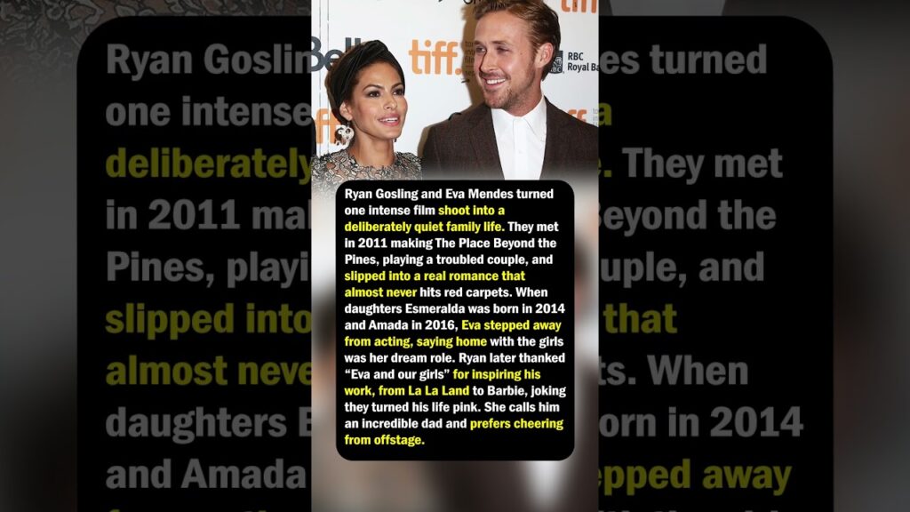 Ryan Gosling & Eva Mendes’ Off‑Camera Family Life