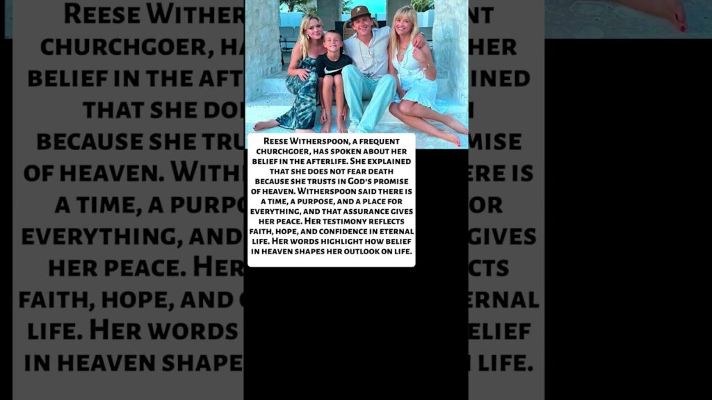 Reese Witherspoon’s Faith in Eternal Life #ReeseWitherspoon #FaithJourney Reese Witherspoon’s Faith in Eternal Life #ReeseWitherspoon #FaithJourney