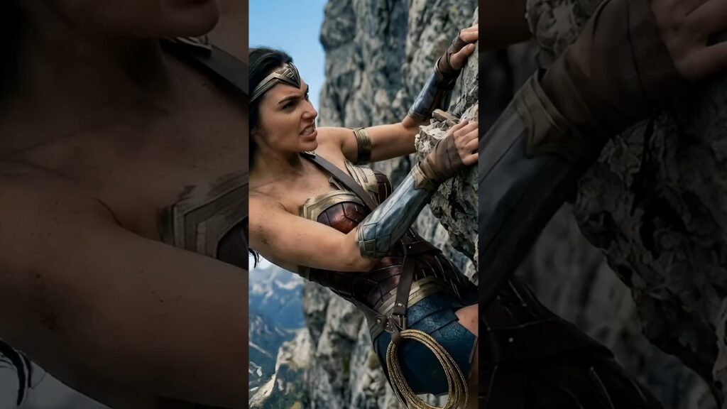 Wonder Woman Mountain Climb of a Warrior Goddess #wonderwoman #galgadot #dcuniverse #dceu #dccomics