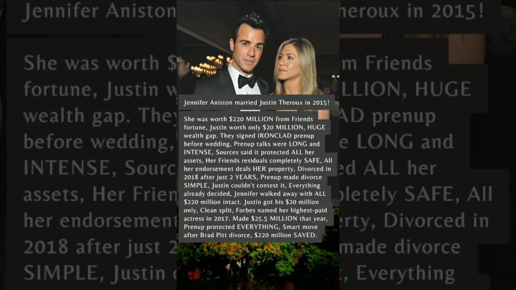 Jennifer Aniston Prenup Protected $220 Million Fortune Jennifer Aniston Prenup Protected $220 Million Fortune