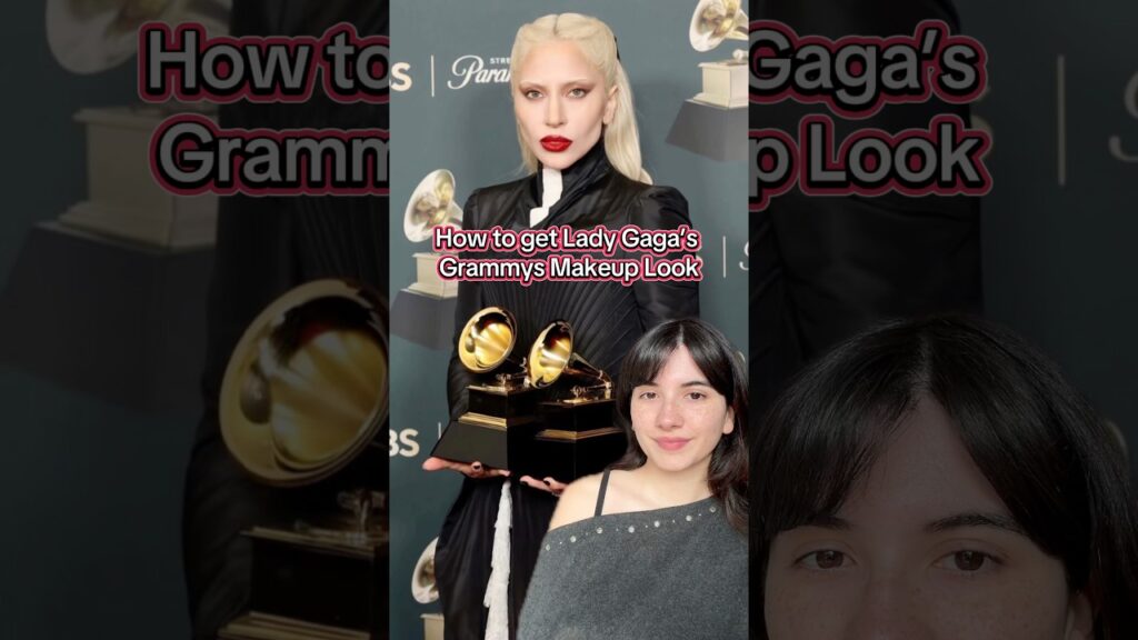 How to get Lady Gaga’s Grammys makeup look: a tutorial 🖤 #ladygaga #ladygagamakeup #makeuptutorial