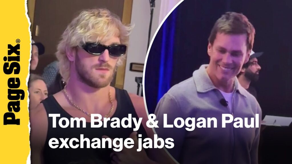 Tom Brady, Logan Paul exchange jabs in front of NFL stars ahead of Fanatics Flag Football Classic Tom Brady, Logan Paul exchange jabs in front of NFL stars ahead of Fanatics Flag Football Classic