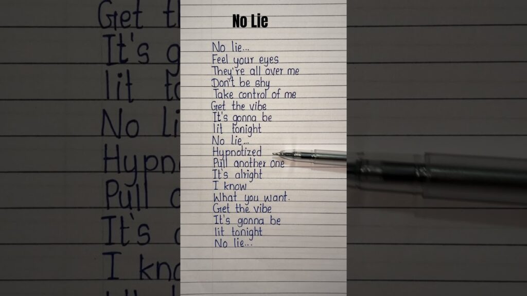 Dua Lipa - No Lie song lyrics #nolie #dualipa #song #lyrics #trending #viral #trending #shorts