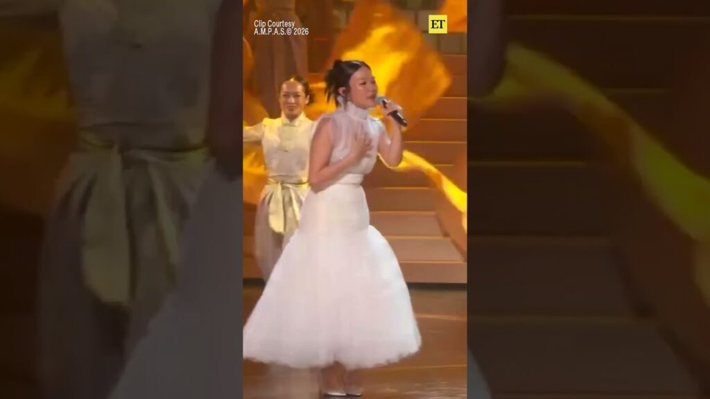 EJAE, AUDREY NUNA and REI AMI belted “Golden” from ‘KPop Demon Hunters’ at the #Oscars!