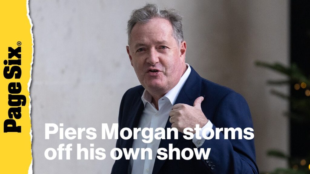 Piers Morgan storms off his own show after 'Manosphere' influencer's crude remark about his wife