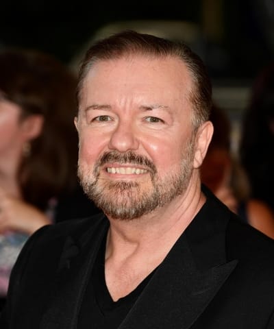 Ricky Gervais may be turning 65, but he's hardly the...