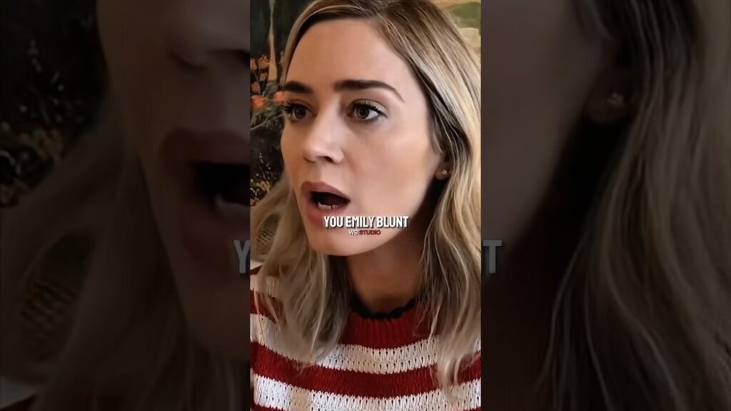 Are you Emily Blunt? π³ her reaction says it all. #shorts Are you Emily Blunt? π³ her reaction says it all. #shorts
