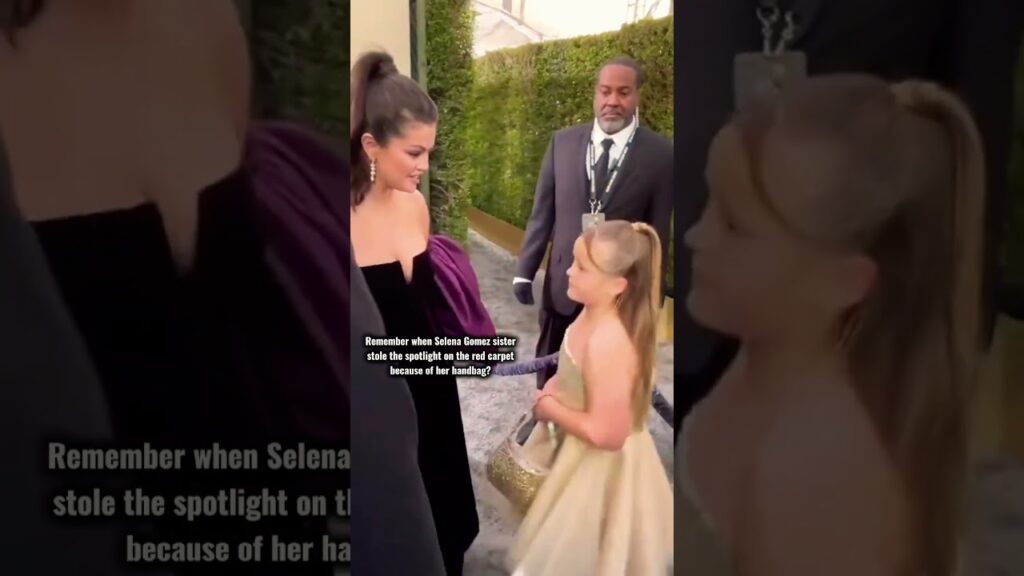 Remember when Selena Gomez sister stole the spotlight at the golden globes? ✨ #shorts #selenagomez
