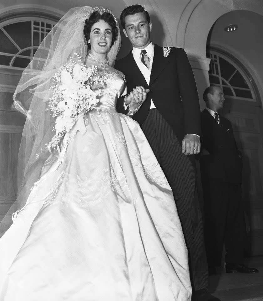 Elizabeth Taylor and Conrad 