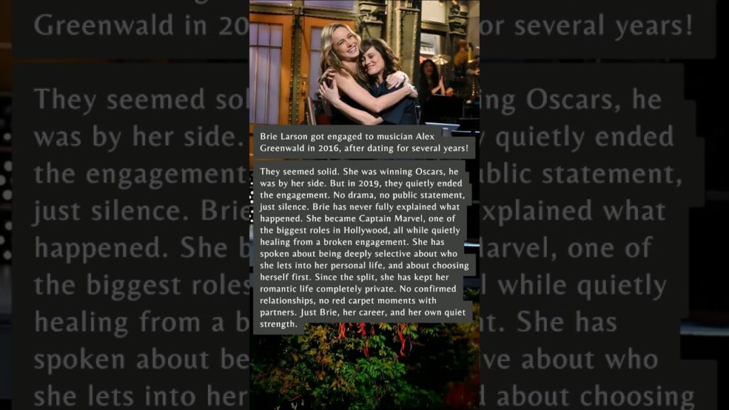 Brie Larson Broke Off Her Engagement And Never Looked Back