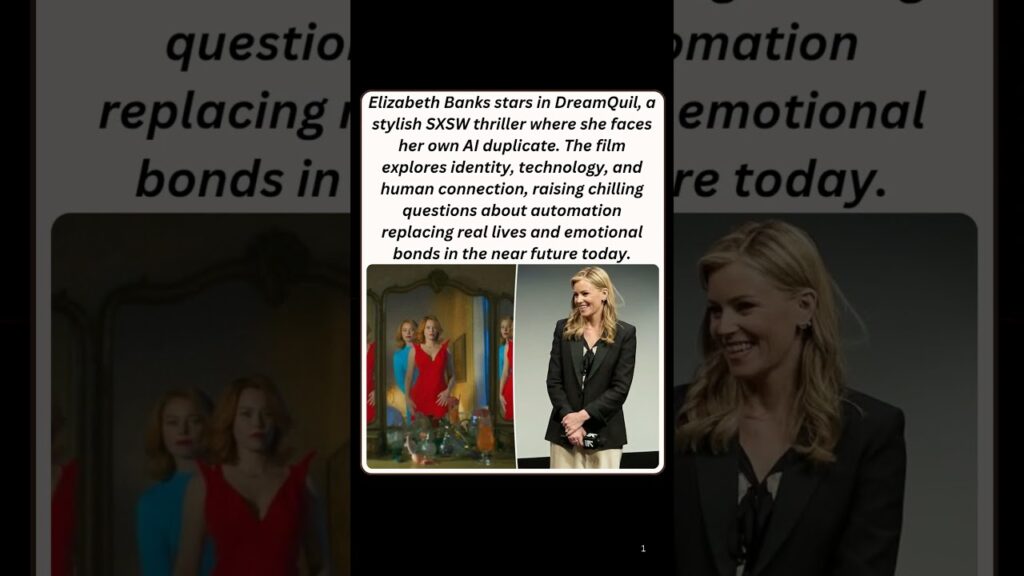 Elizabeth Banks Faces Her AI Double in DreamQuil Thriller 😱🤖 Elizabeth Banks Faces Her AI Double in DreamQuil Thriller 😱🤖