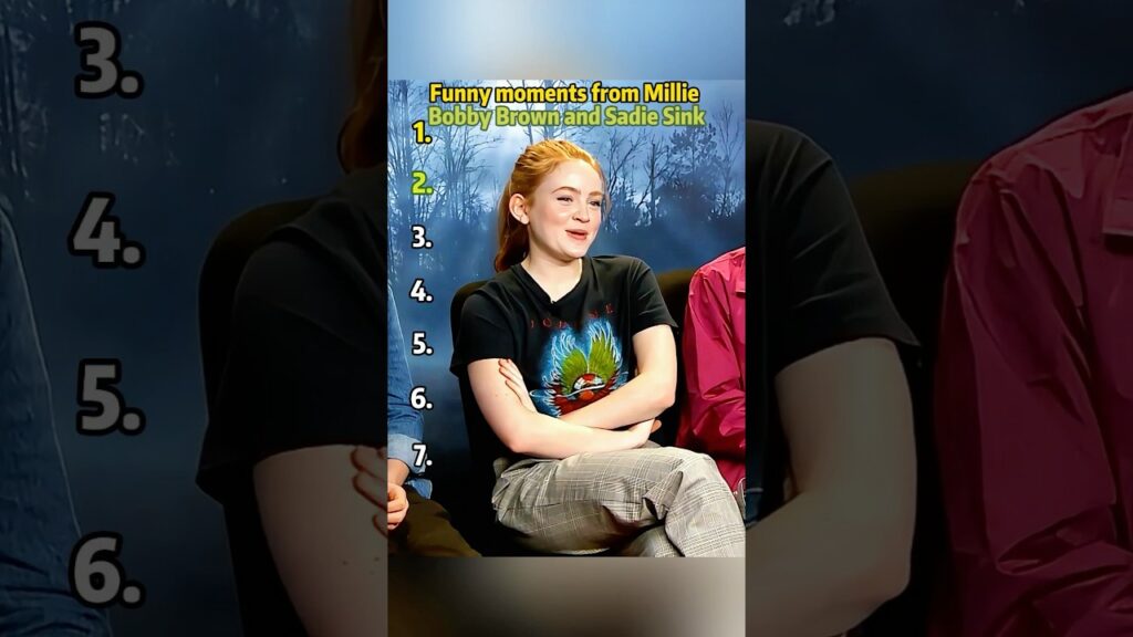 Funny moments from Millie Bobby Brown and Sadie Sink.#funny#MillieBobbyBrown#SadieSink#celebrity#for