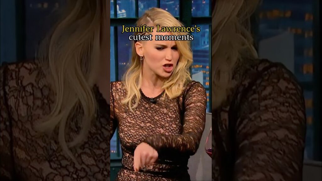 Jennifer Lawrence’s cutest moments #funny #funnyshorts #celebrity #jenniferlawrence #comedy #fyp