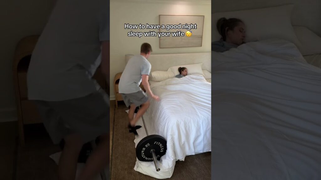 This Sleep Trick is Either Genius or Insane #comedy #marriage #funny