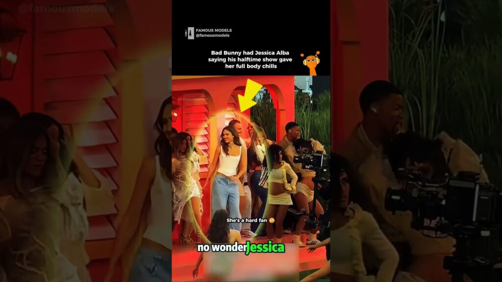 Bad Bunny Halftime Show Gave Jessica Alba Full Body Chills #badbunny #jessicaalba Bad Bunny Halftime Show Gave Jessica Alba Full Body Chills #badbunny #jessicaalba