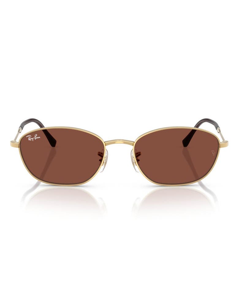 58mm Irregular Oval Sunglasses