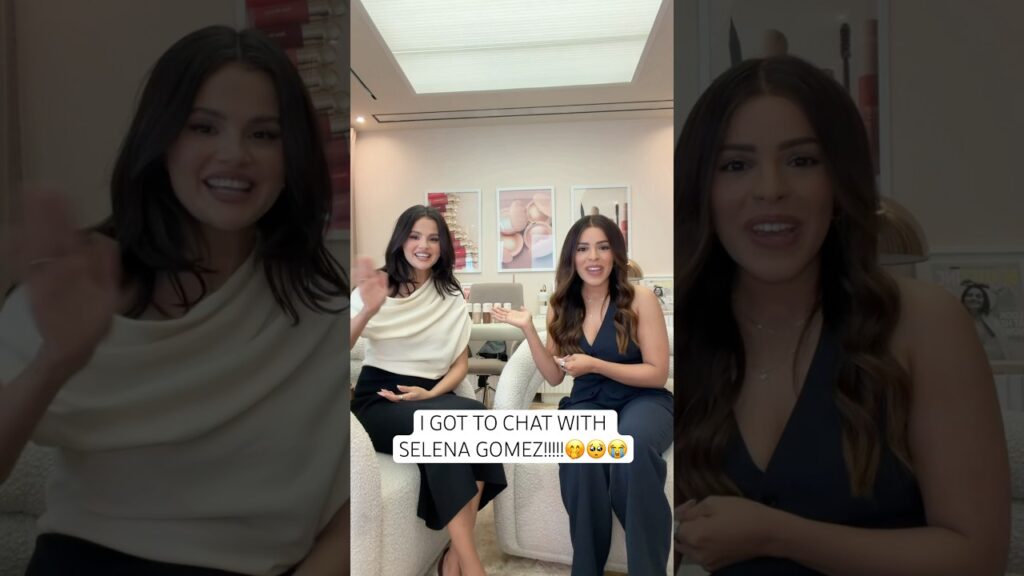 I GOT TO CHAT WITH SELENA GOMEZ?! & you won’t believe what she told me🥹🤩 #selenagomez #rarebeauty