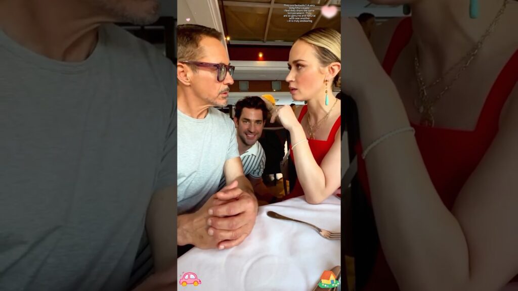 Emily & John: Hollywood Fame, Real-Life Perfect Chemistry 💞.#EmilyBlunt #johnkrasinski #couplegoals