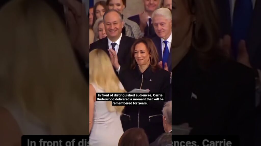Carrie Underwood delivers a POWERFUL performance in front of Donald Trump🇺🇸#latest #viral #live #fyp