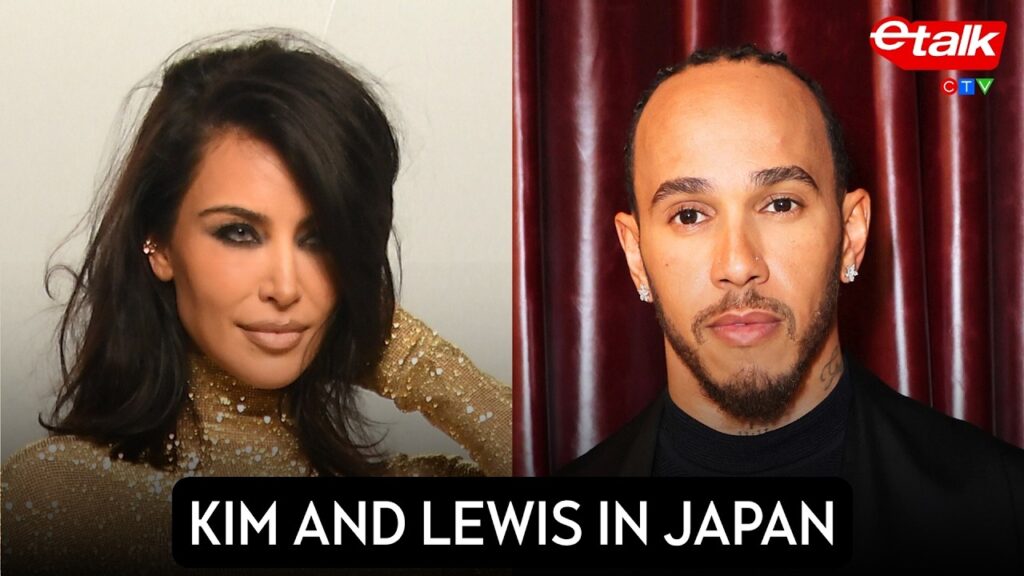 Kim Kardashian and Lewis Hamilton spotted in Japan