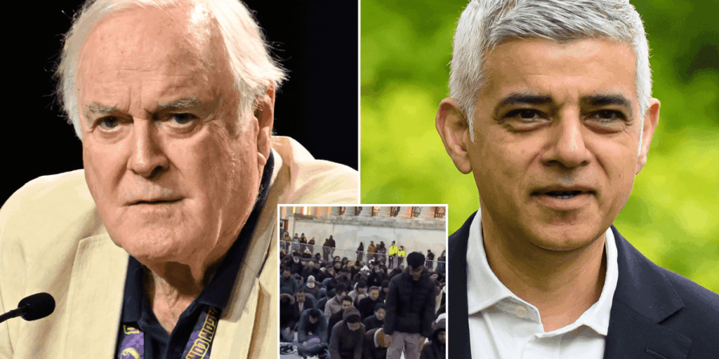 John Cleese hits out at 'silly little man' Sadiq Khan over Trafalgar Square iftar defence