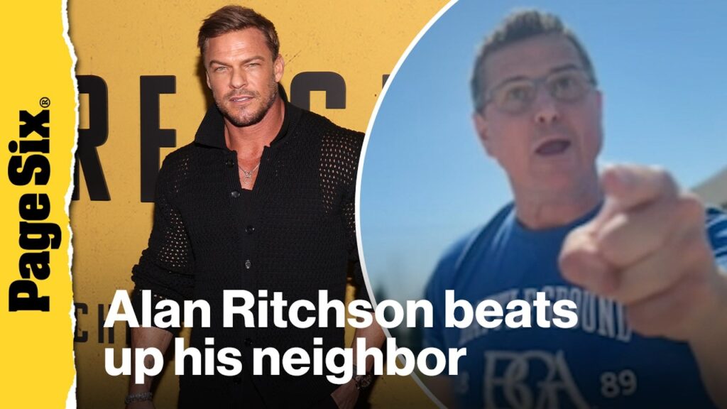 'Reacher' star Alan Ritchson beats up his neighbor in new bodycam footage from wild brawl