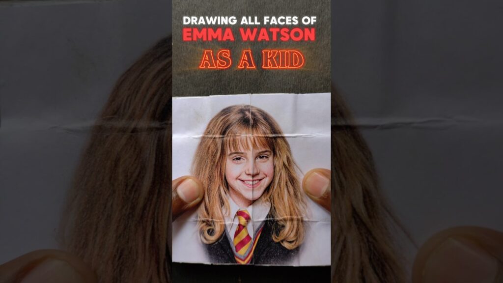 Drawing All Faces of Emma Watson 😱❤️ #emmawatson #hermionegranger #art #harrypotter #explore