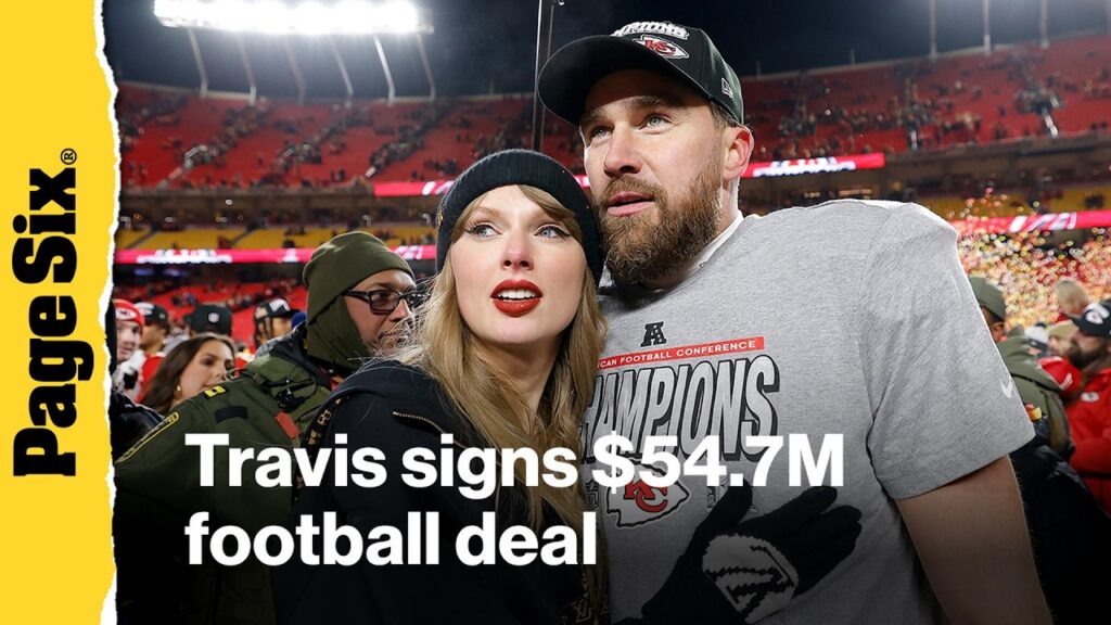 Travis Kelce signs $54.7 million football deal
