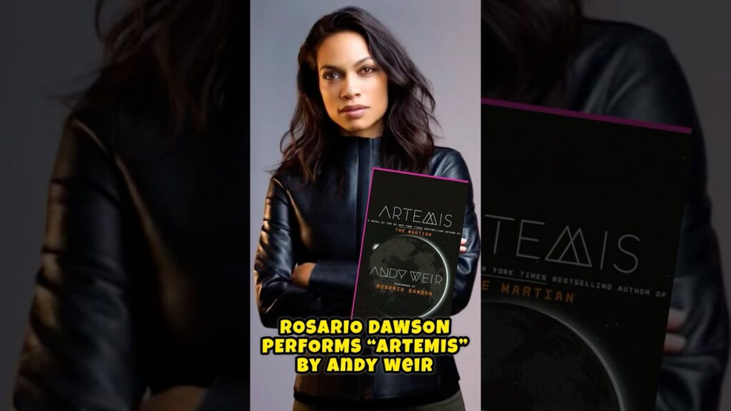 ROSARIO DAWSON Performs ARTEMIS By Andy Weir - and Jeff Did not get to meet her 😔
