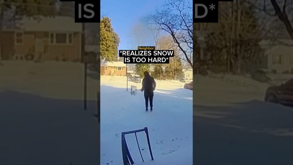 Kid Offers to Shovel Snow and Immediately Regrets It…