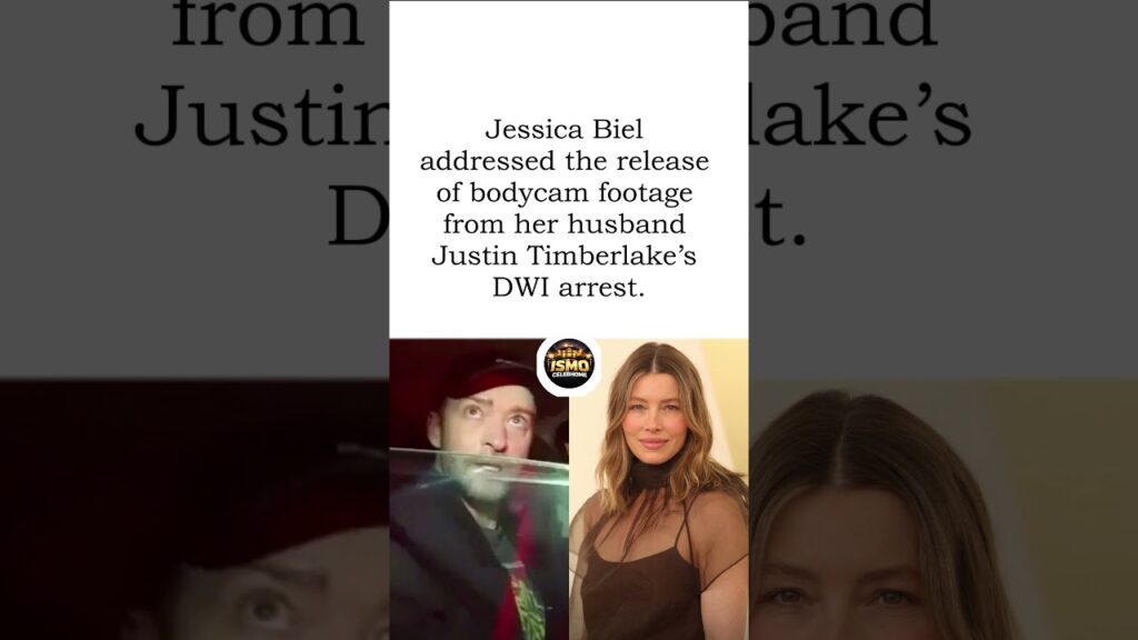 Jessica Biel Comments on Justin Timberlake DWI Footage#shorts Jessica Biel Comments on Justin Timberlake DWI Footage#shorts