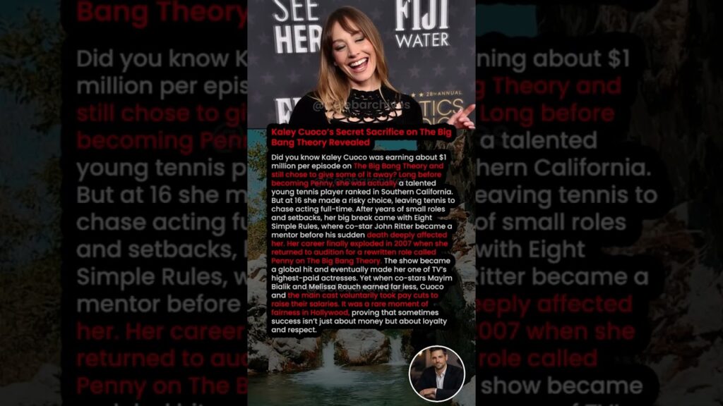 Kaley Cuoco’s Secret Sacrifice on The Big Bang Theory Revealed #shorts #trending