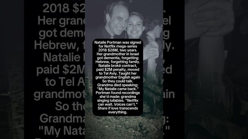 Natalie Portman Paid $2M to Leave Netflix – The Reason Is Heartbreaking Natalie Portman Paid $2M to Leave Netflix - The Reason Is Heartbreaking
