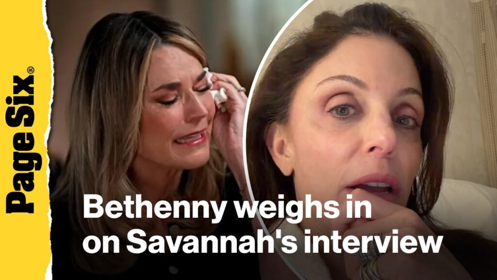 Bethenny Frankel weighs in on Savannah Guthrie's heartbreaking 'Today' show interview