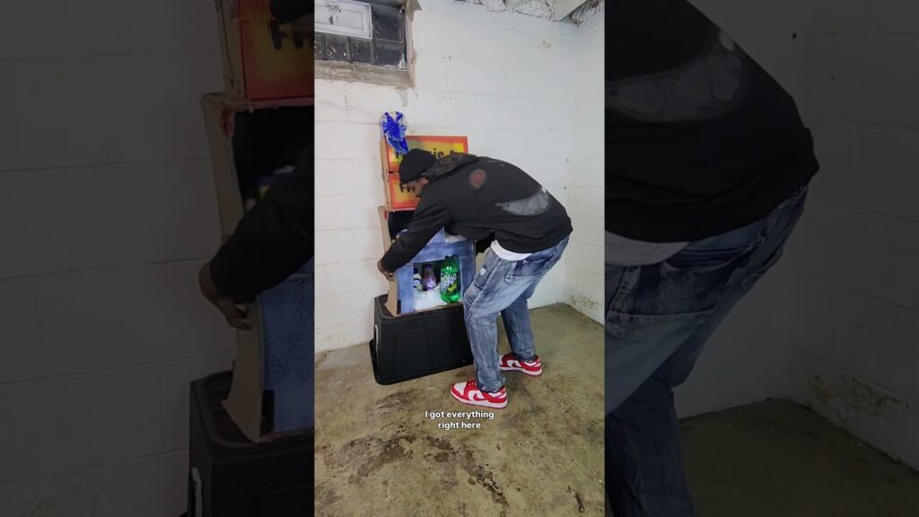 “How We Survived Hard Times (Homemade Fridge & Shower) 💀”#diy
