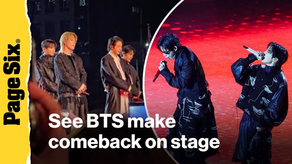 Fans go wild as BTS makes comeback on stage