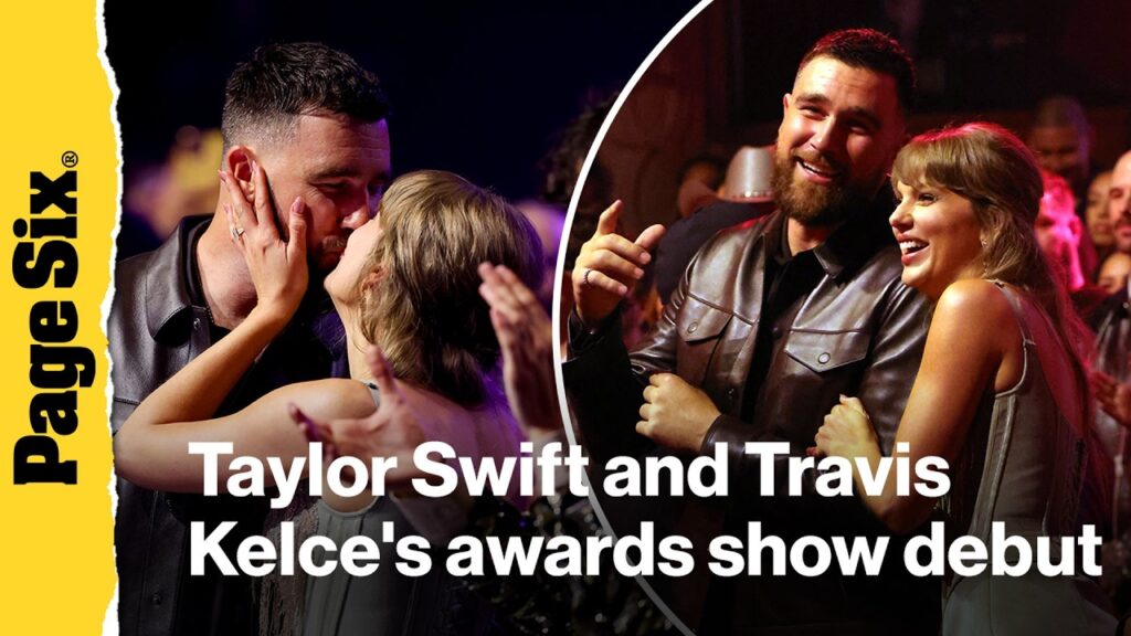 Taylor Swift shouts out Travis Kelce as they make awards show debut at iHeartRadio Music Awards 2026