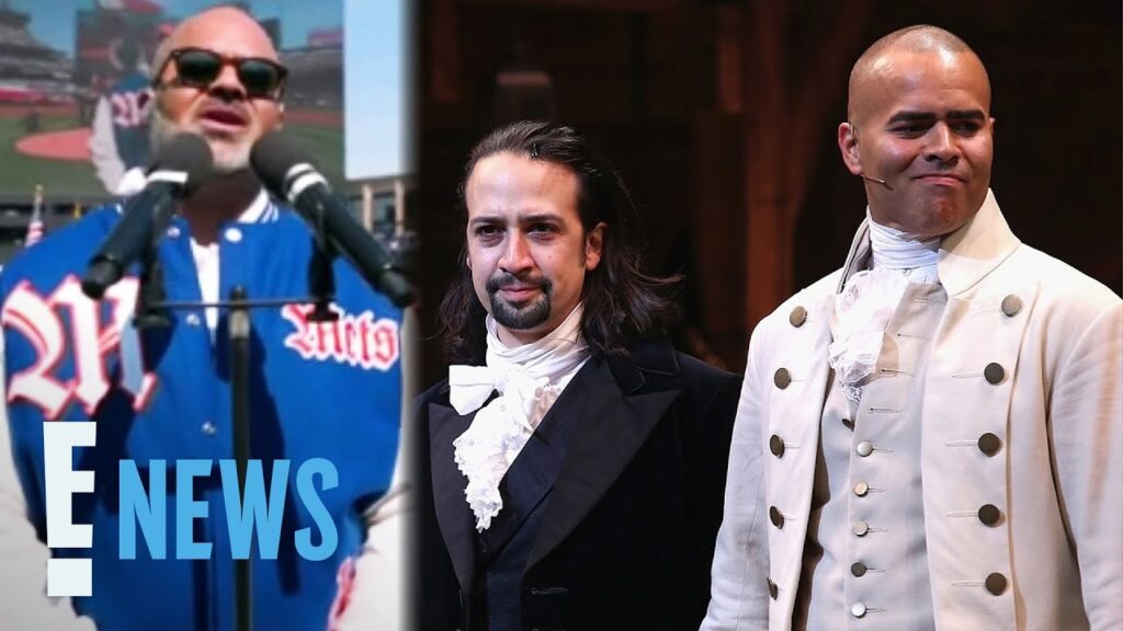 Hamilton’s Christopher Jackson Flubs MLB National Anthem at Mets Game | E! News