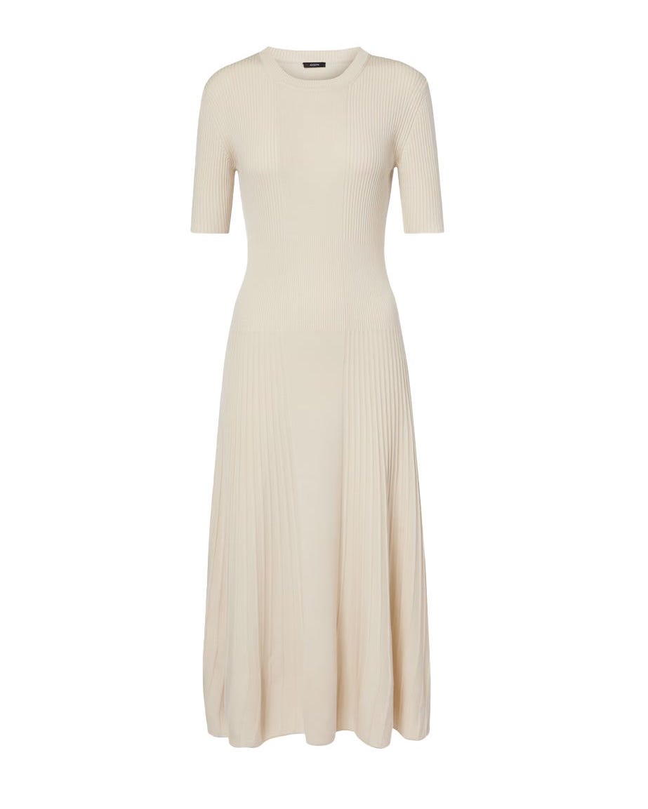 Joseph ribbed-knit midi dress