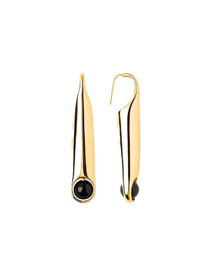 Misho Yomi onyx earrings