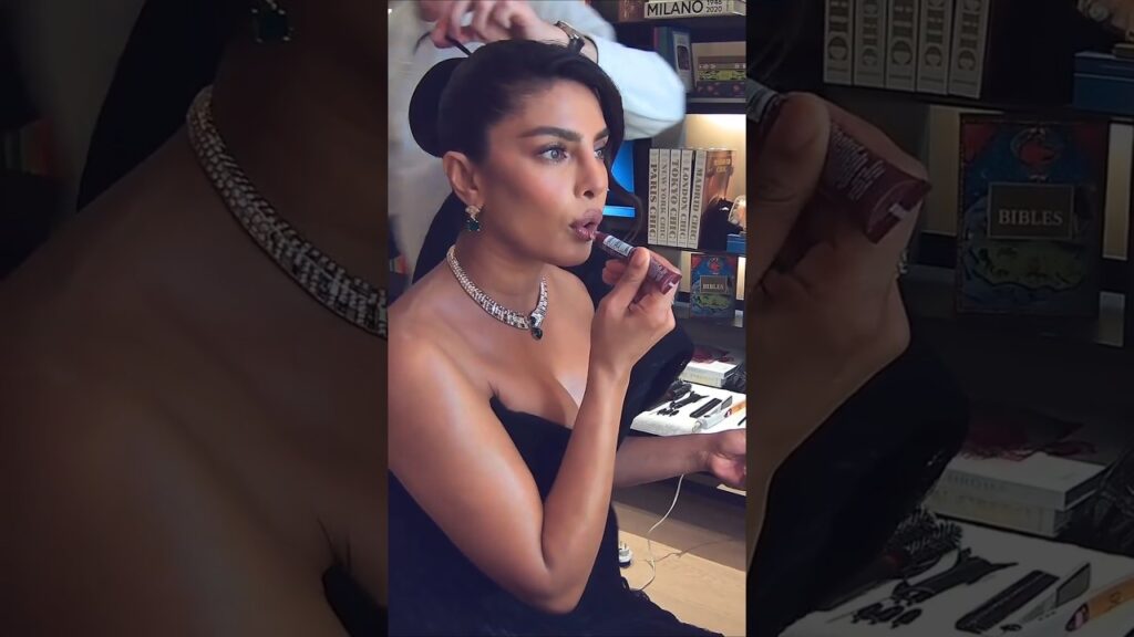 🖤 GET READY WITH STUNNING #priyankachopra #grwm #makeup #actress #shorts