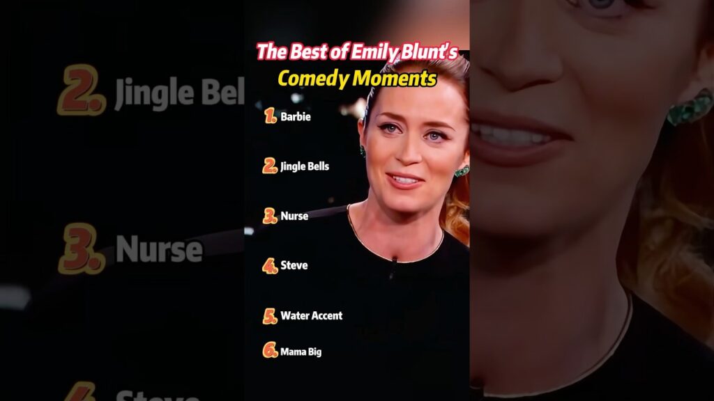 The Best of Emily Blunt'sComedy Moments #funny #interesting #comedy